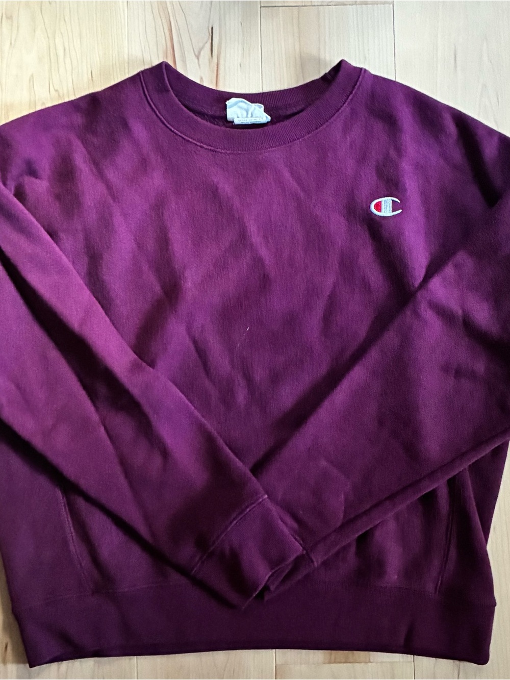 Champion Reverse Weave Crewneck Sweatshirt Magenta Like New